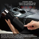Vsitoo H1 black color, the heated travel mug have three mode, stand by mode, heating mode and keep warm mode.