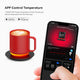 The red vsitoo s6 plus heated mug, with 12oz coffee mug sizes, and it can self heating coffe by using Vsitoo App on your phone.