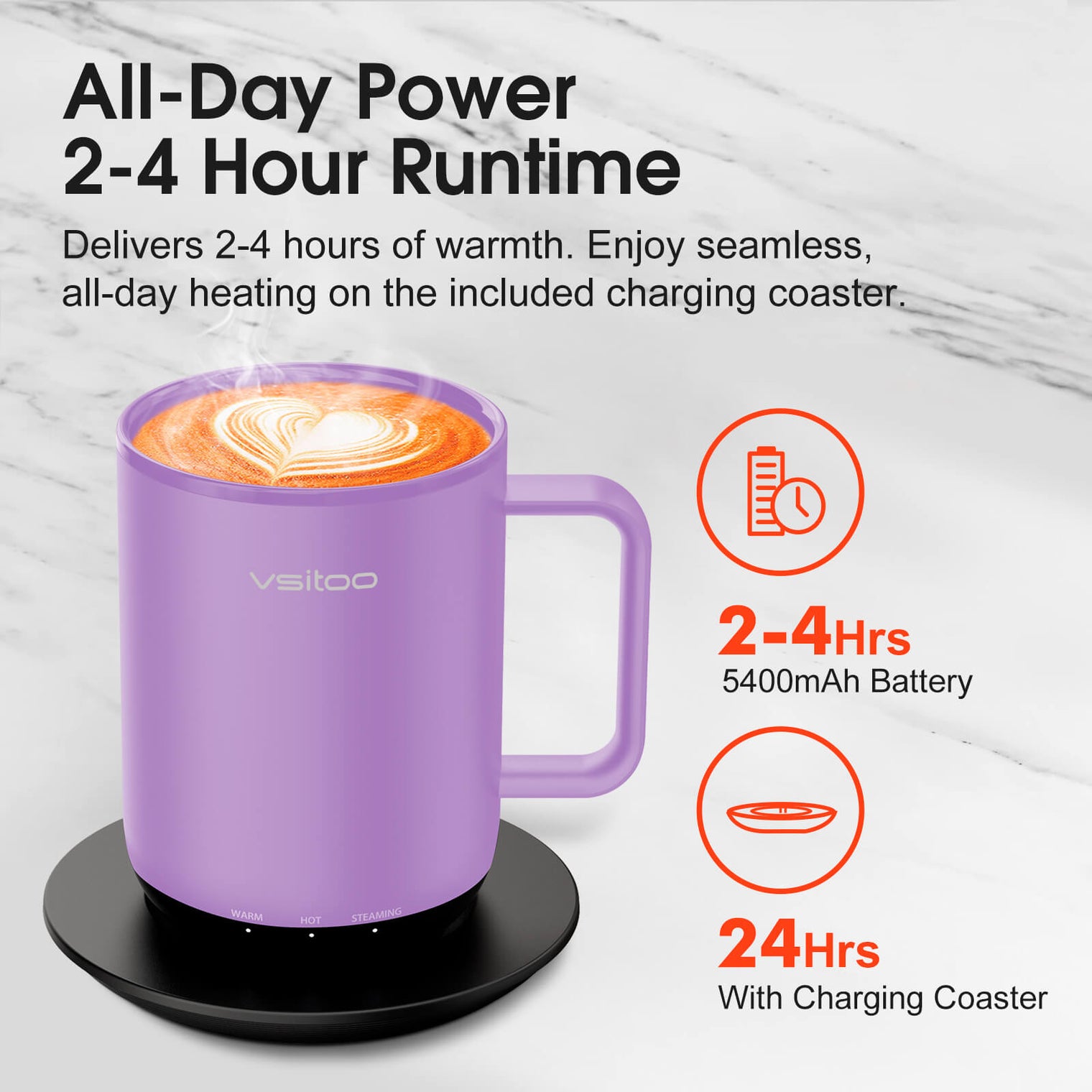 VSITOO AI Self-Heated Coffee Mug-S3 Plus VSITOO