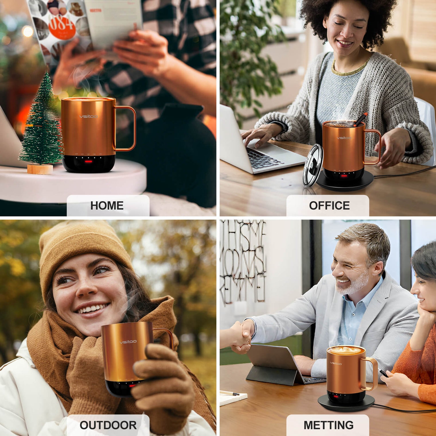 VSITOO AI Self-Heated Coffee Mug-S3 Pro VSITOO