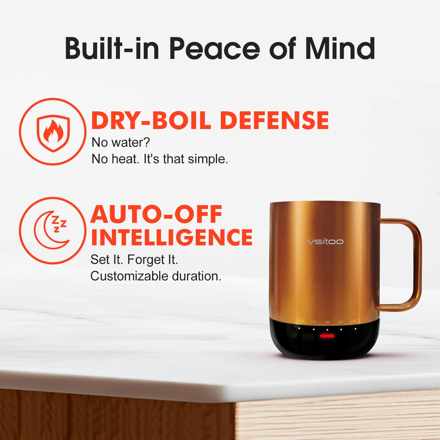 VSITOO AI Self-Heated Coffee Mug-S3 Pro VSITOO
