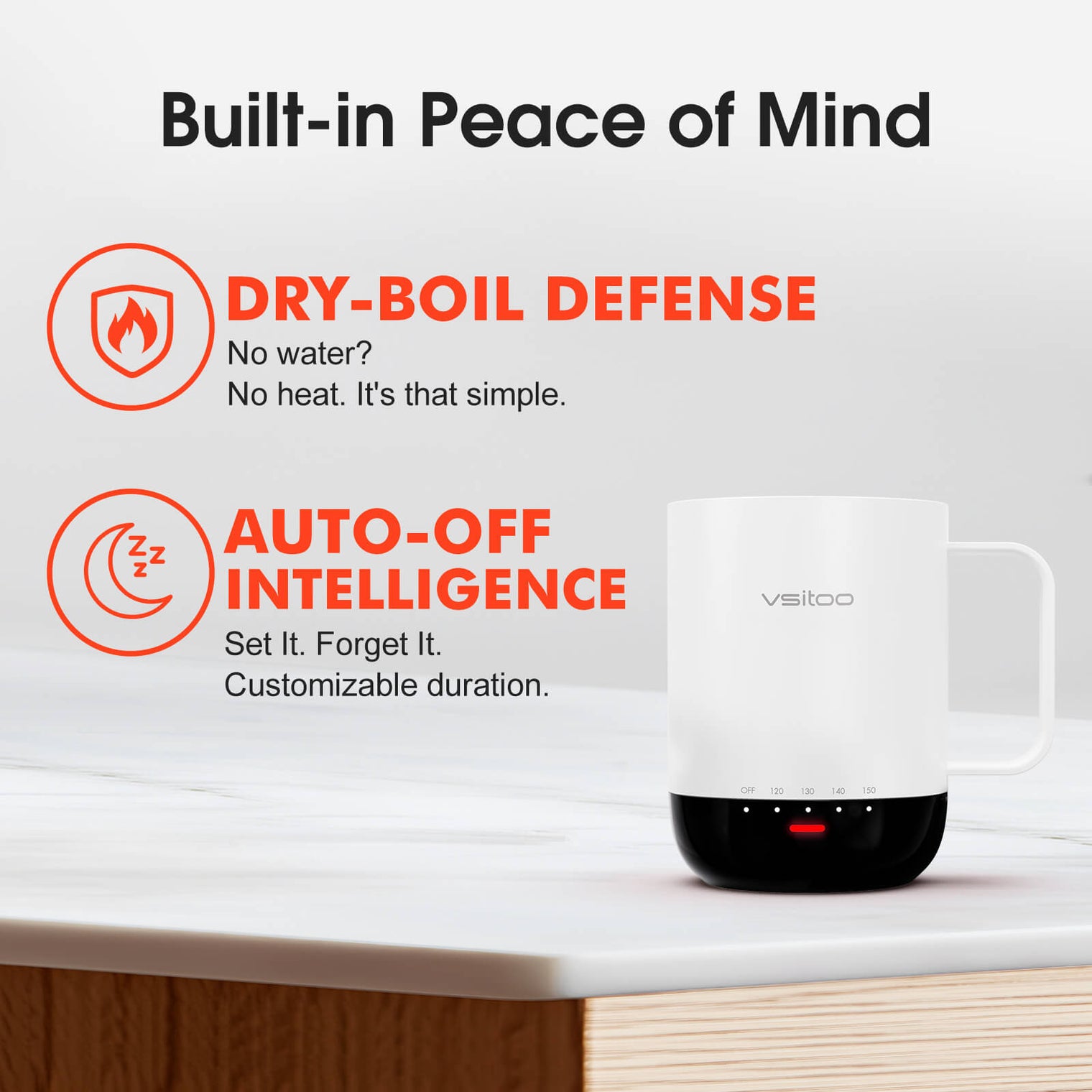 VSITOO AI Self-Heated Coffee Mug-S3 Pro VSITOO