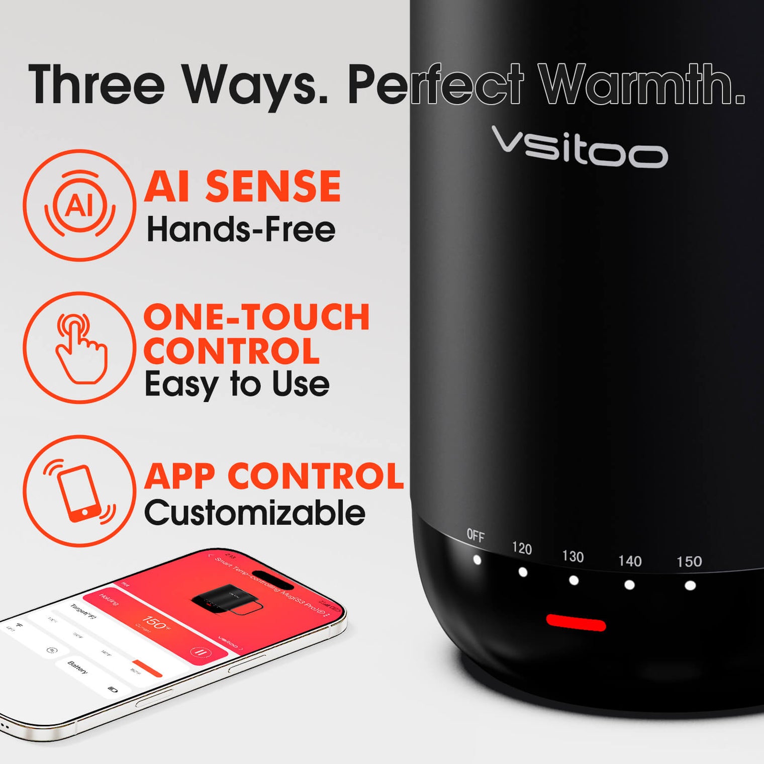 VSITOO AI Self-Heated Coffee Mug-S3 Pro VSITOO