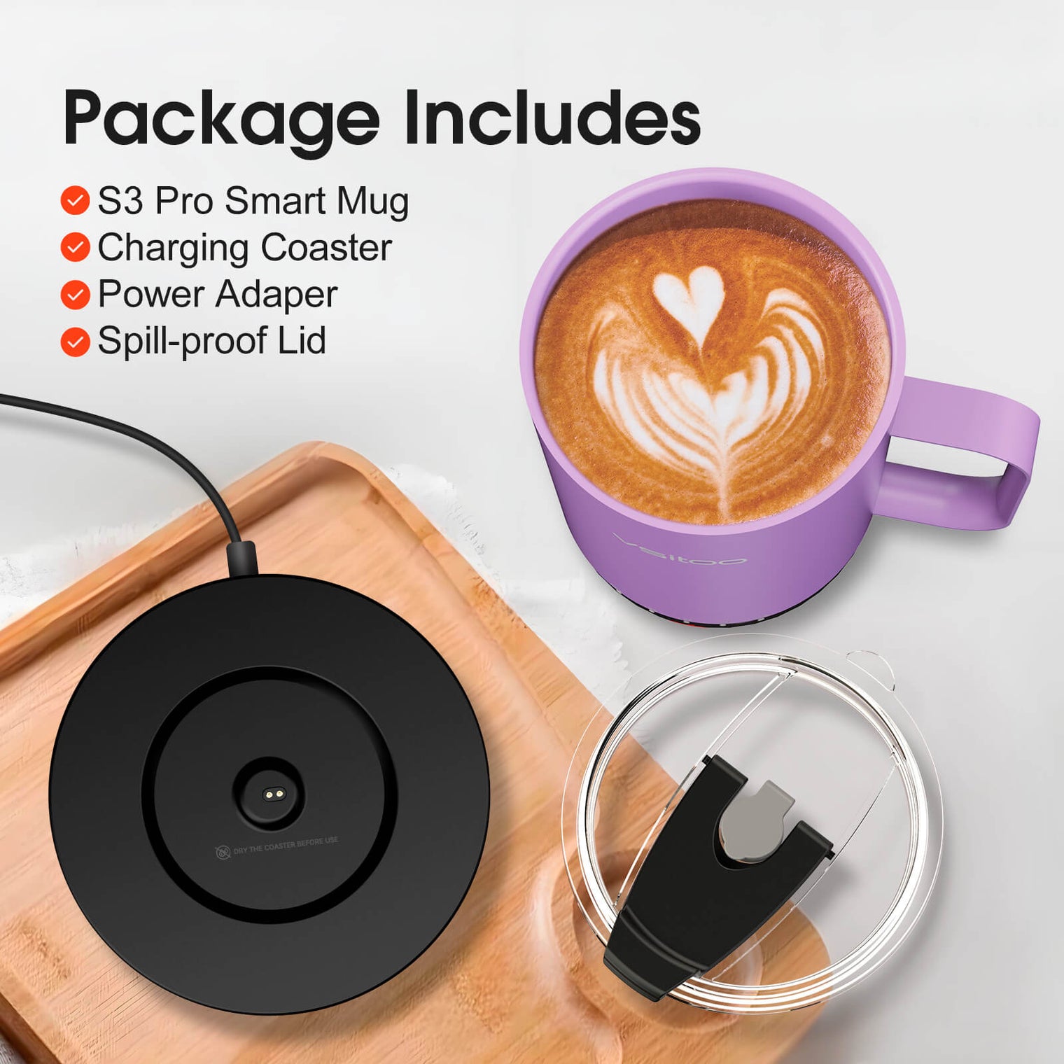 VSITOO AI Self-Heated Coffee Mug-S3 Pro VSITOO