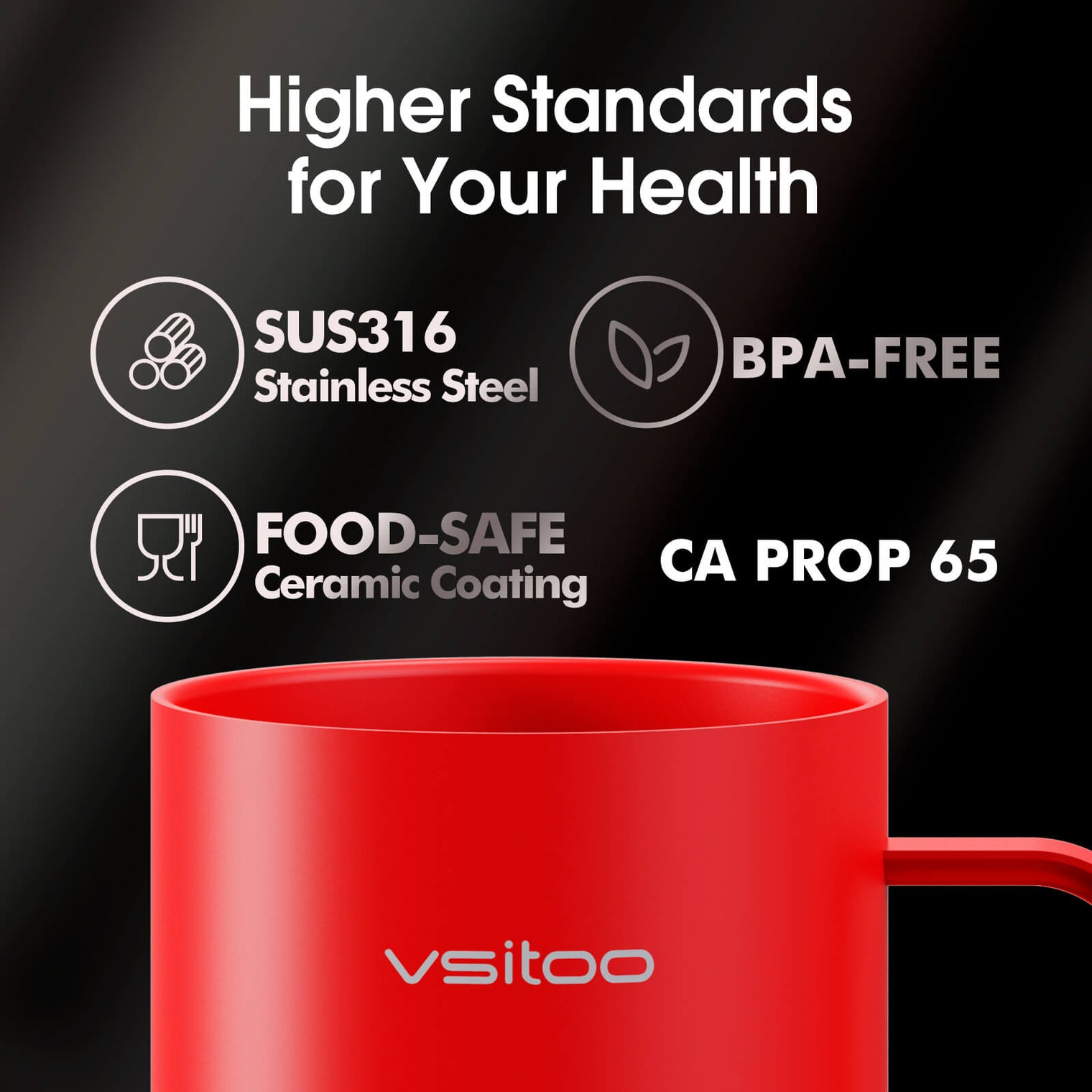 VSITOO AI Self-Heated Coffee Mug-S3 Pro VSITOO
