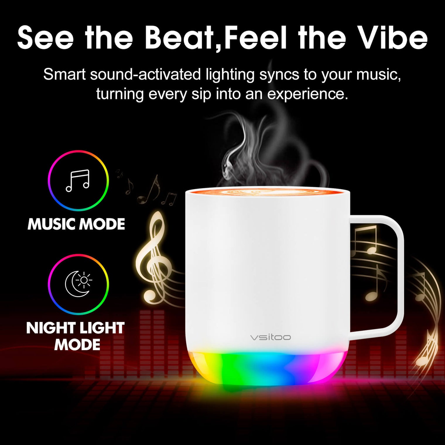 VSITOO AI Self-Heated Coffee Mug-S6 Plus VSITOO