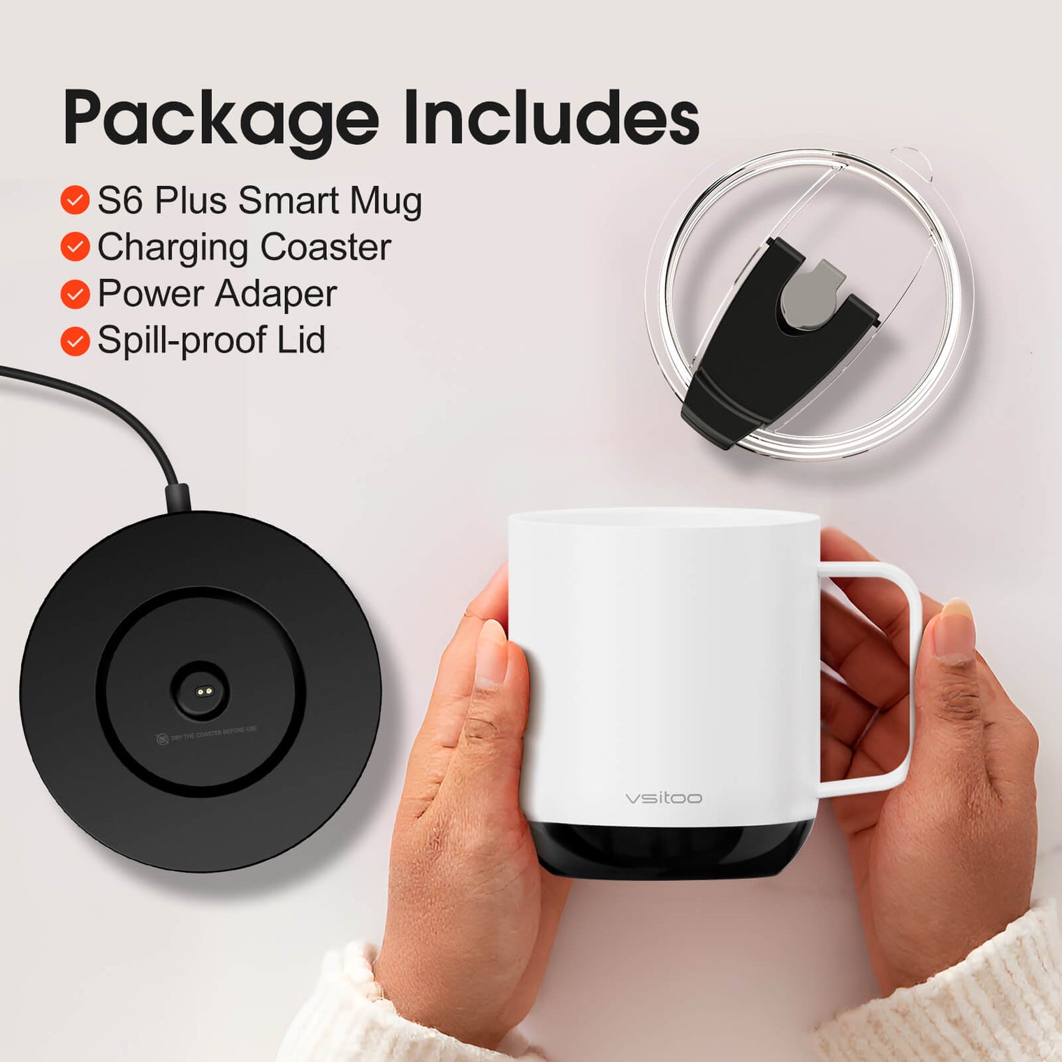 VSITOO AI Self-Heated Coffee Mug-S6 Plus VSITOO