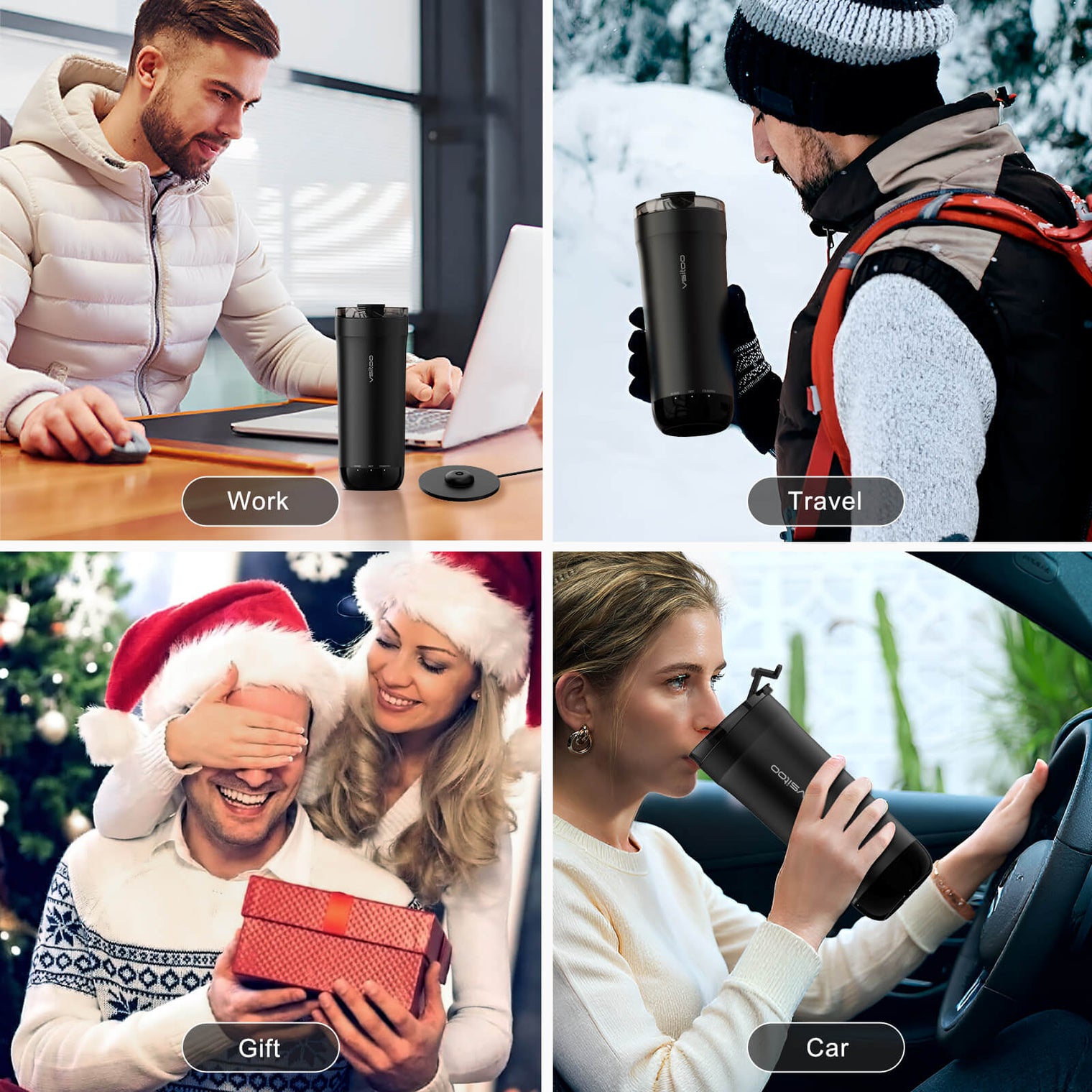 VSITOO AI Self-Heated Coffee Travel Mug-S5 VSITOO