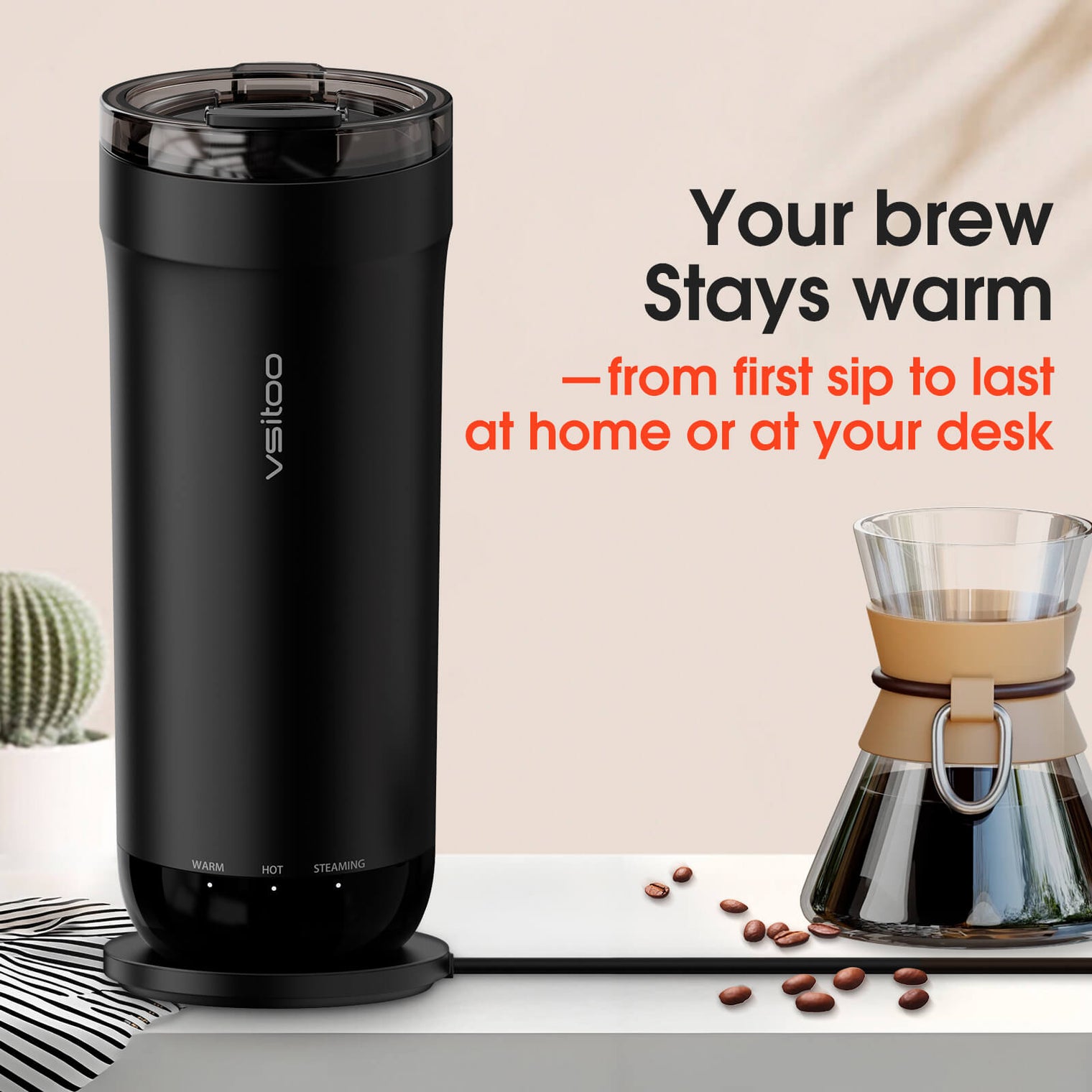 VSITOO AI Self-Heated Coffee Travel Mug-S5 VSITOO