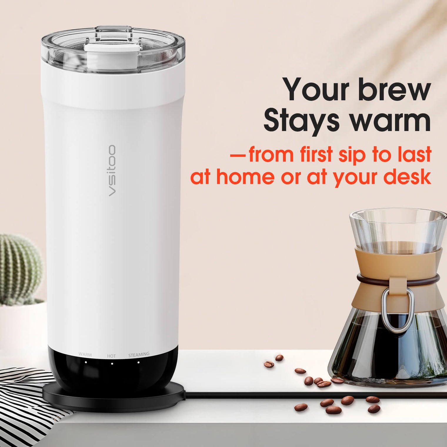 VSITOO AI Self-Heated Coffee Travel Mug-S5 VSITOO