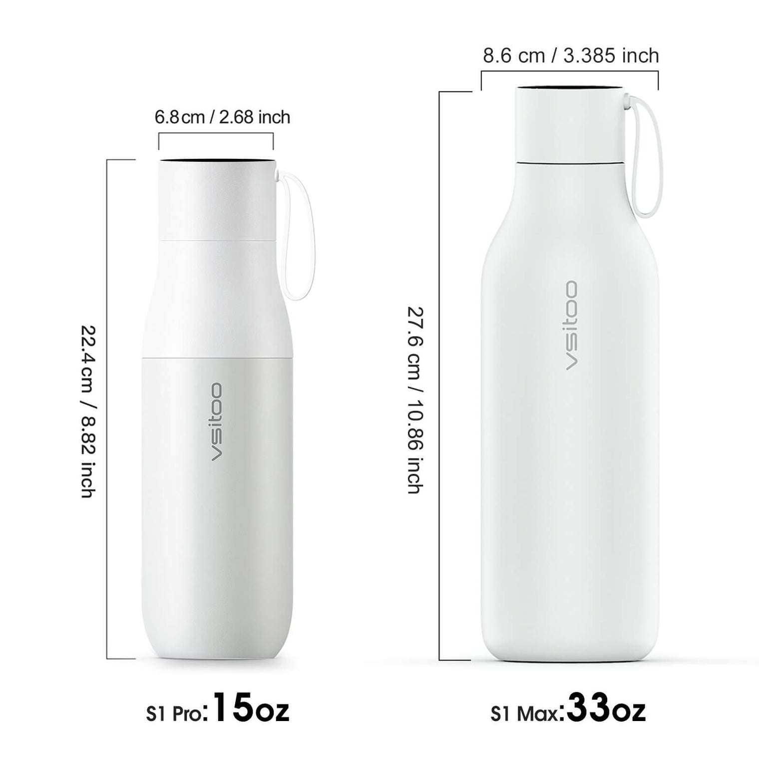 VSITOO AI Self-Cleaning Water Bottle-S1 Pro VSITOO