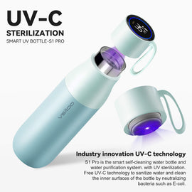 VSITOO S1 Pro vs. LARQ: Why Smart Water Bottles Need More Than Just UV-C Cleaning