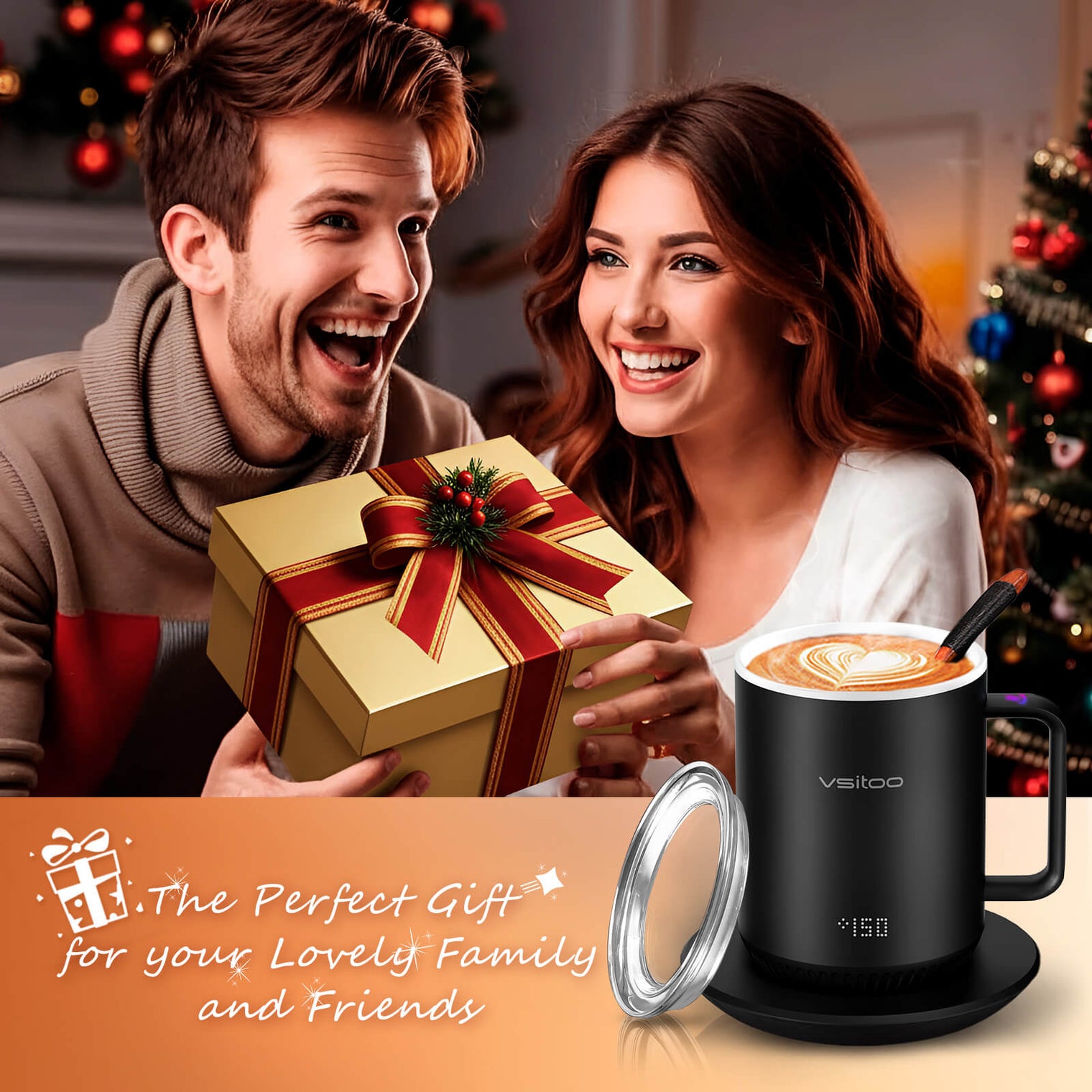 VSITOO AI Self-Heated Coffee Mug-S3 VSITOO