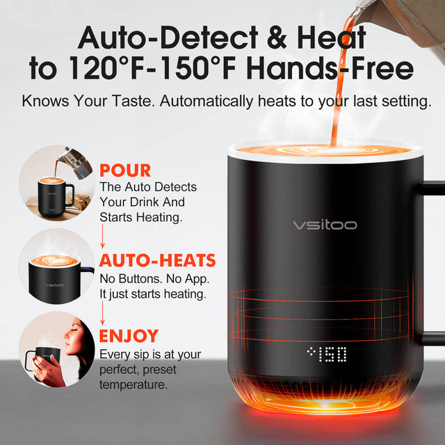 VSITOO AI Self-Heated Coffee Mug-S3 VSITOO