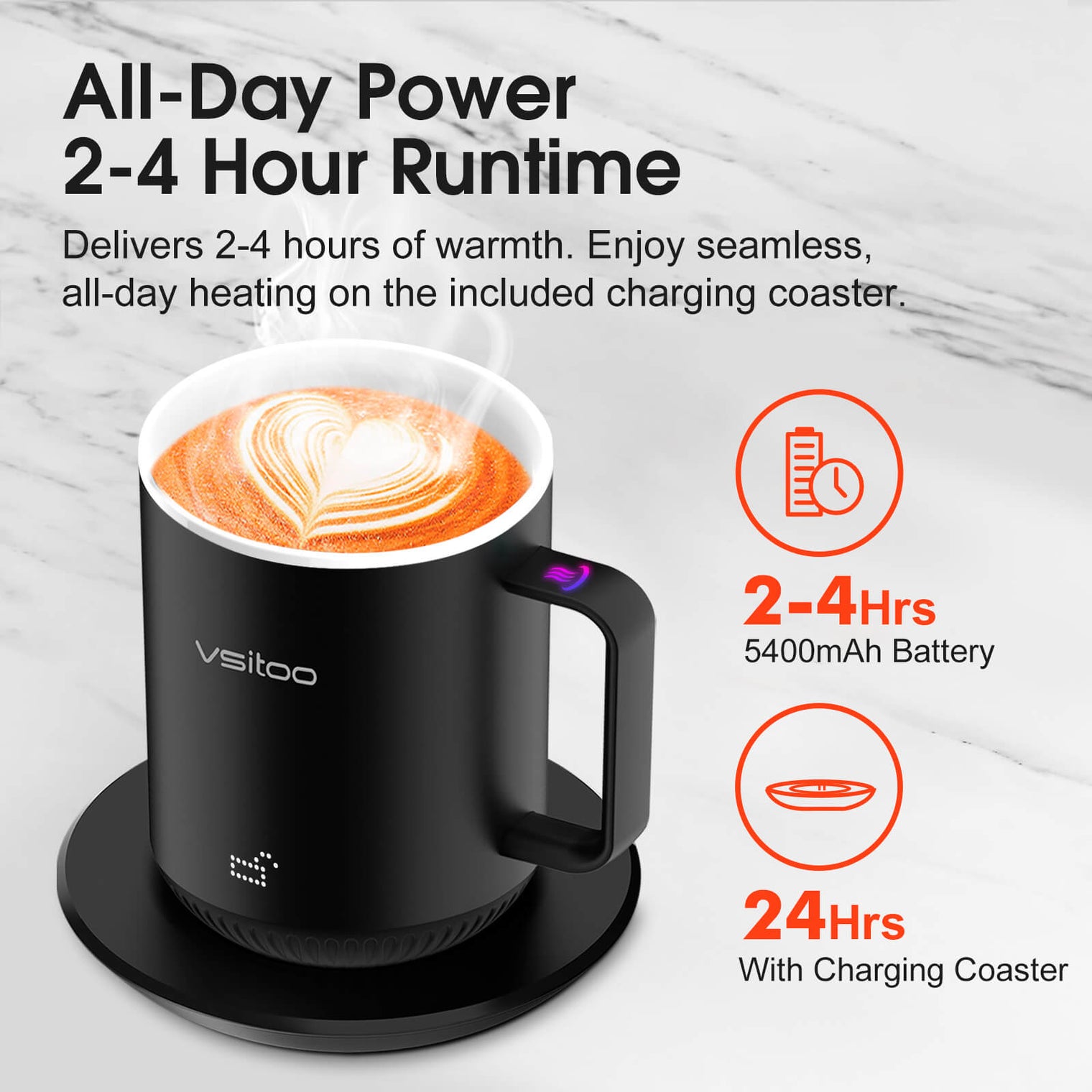 VSITOO AI Self-Heated Coffee Mug-S3 VSITOO