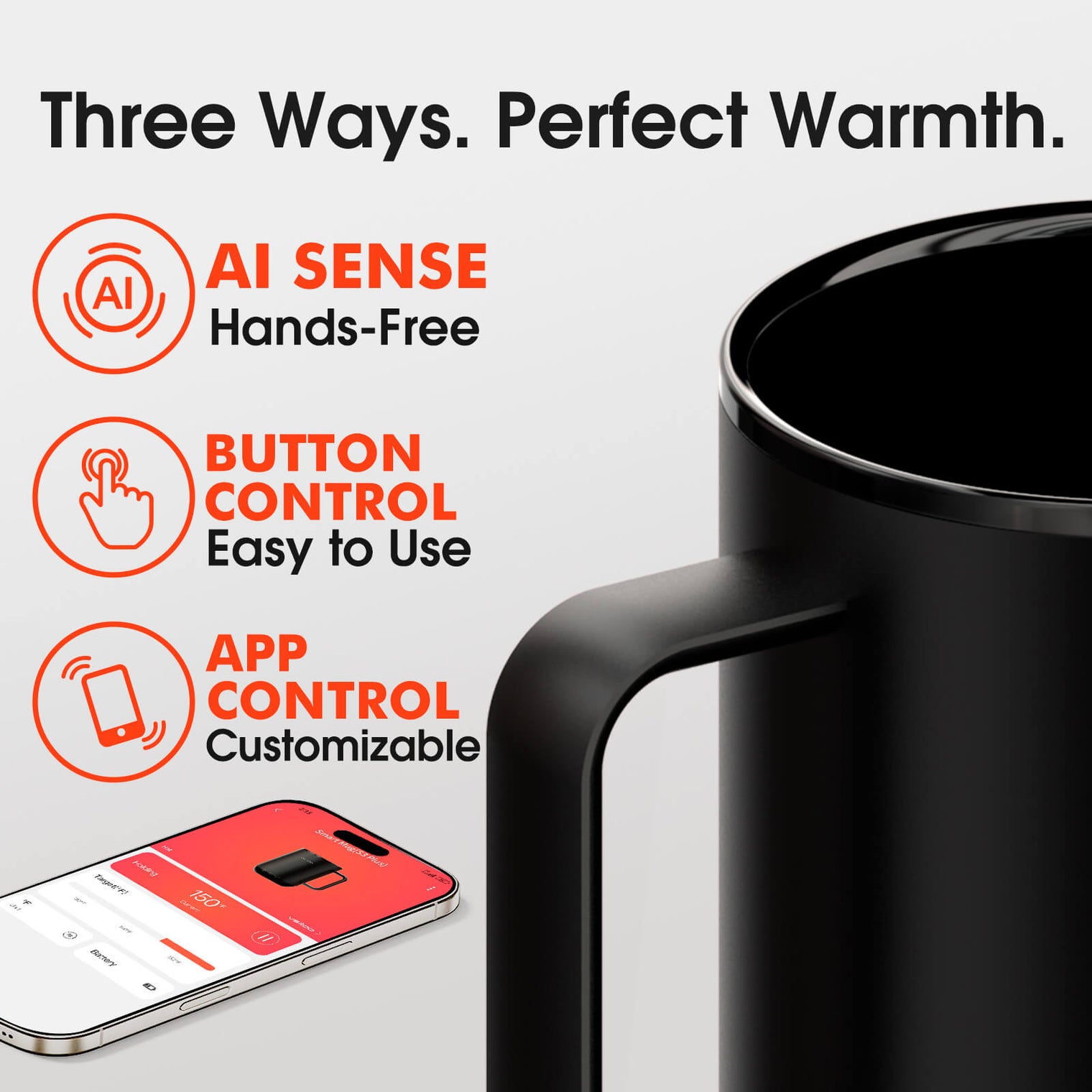 VSITOO AI Self-Heated Coffee Mug-S3 Plus VSITOO