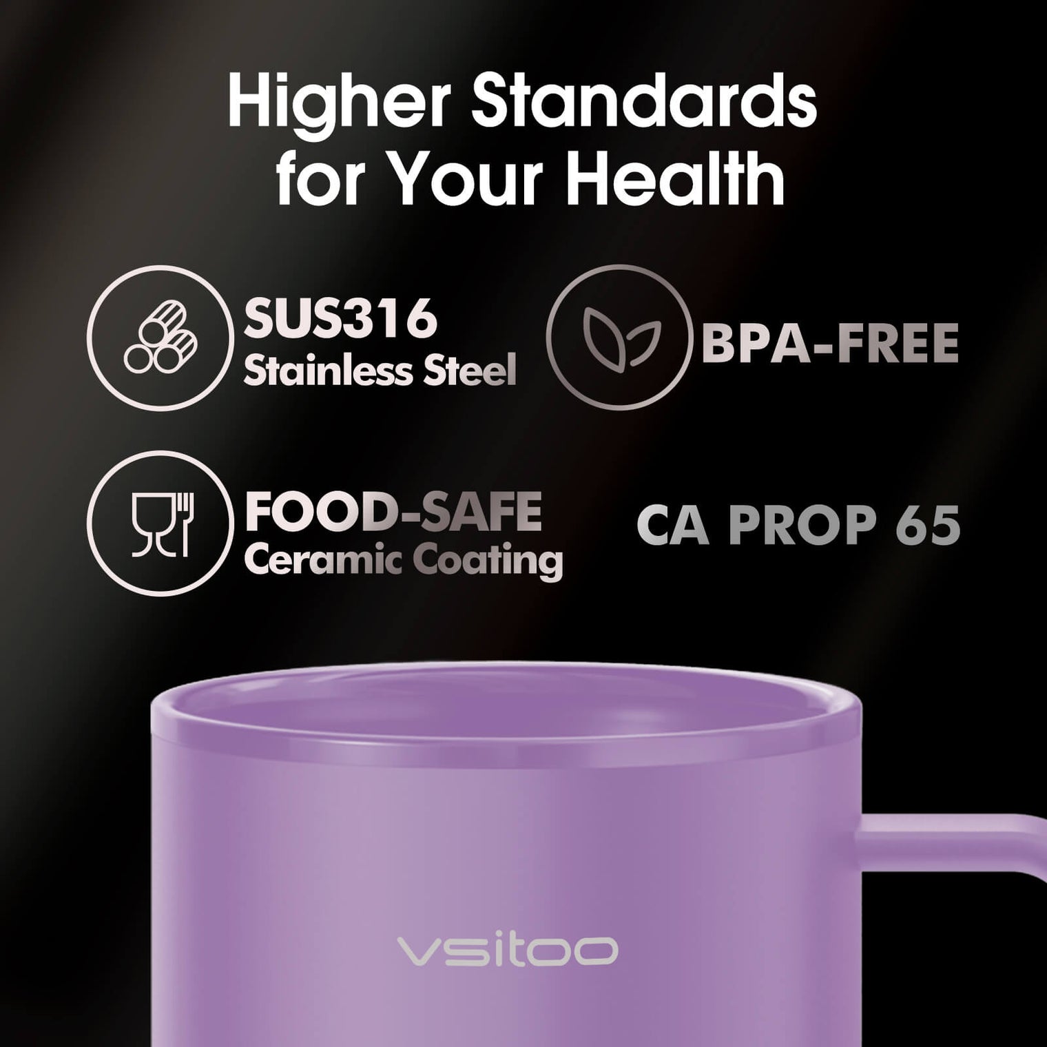 VSITOO AI Self-Heated Coffee Mug-S3 Plus VSITOO