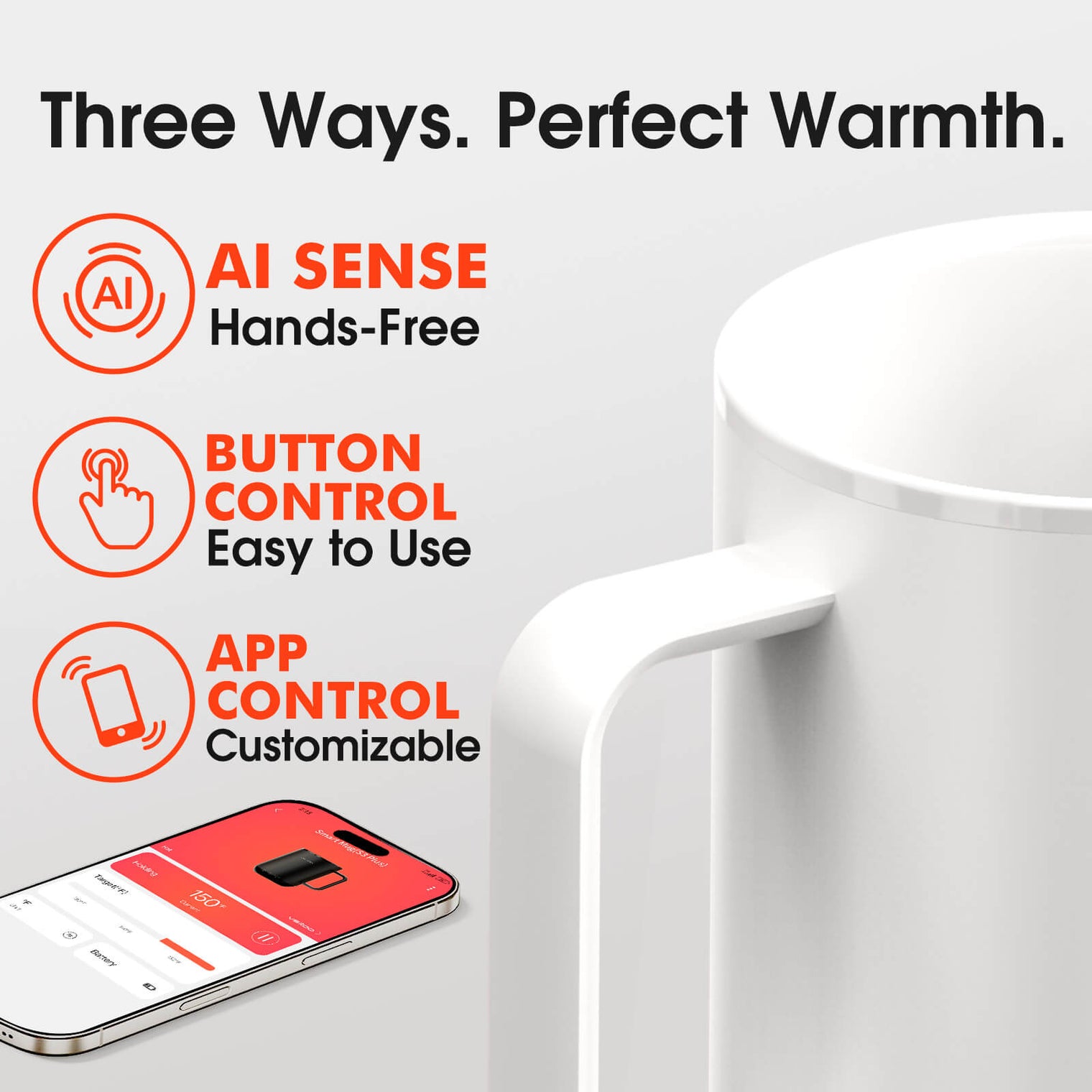 VSITOO AI Self-Heated Coffee Mug-S3 Plus VSITOO