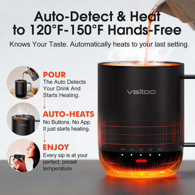 VSITOO AI Self-Heated Coffee Mug-S3 Pro VSITOO