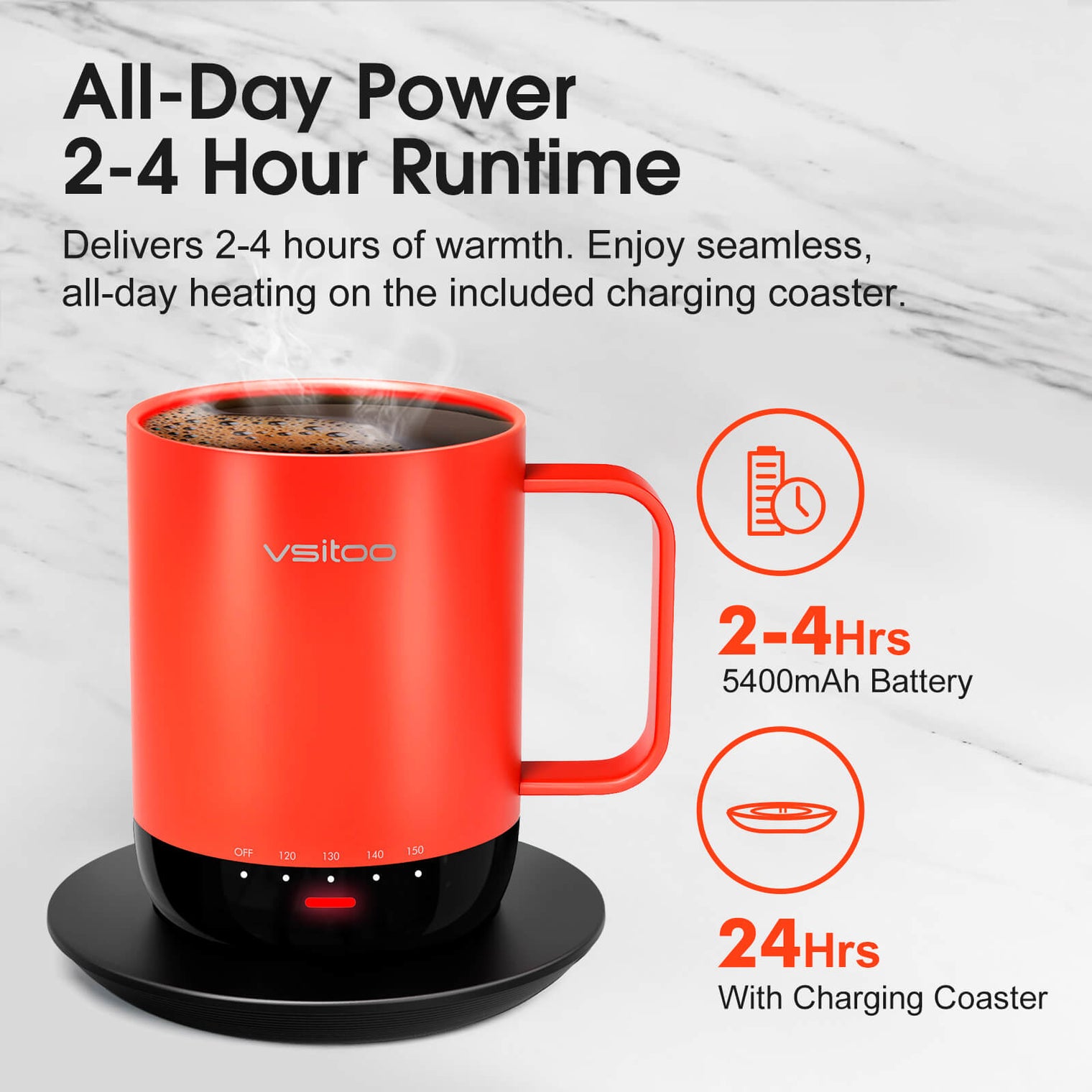 VSITOO AI Self-Heated Coffee Mug-S3 Pro VSITOO
