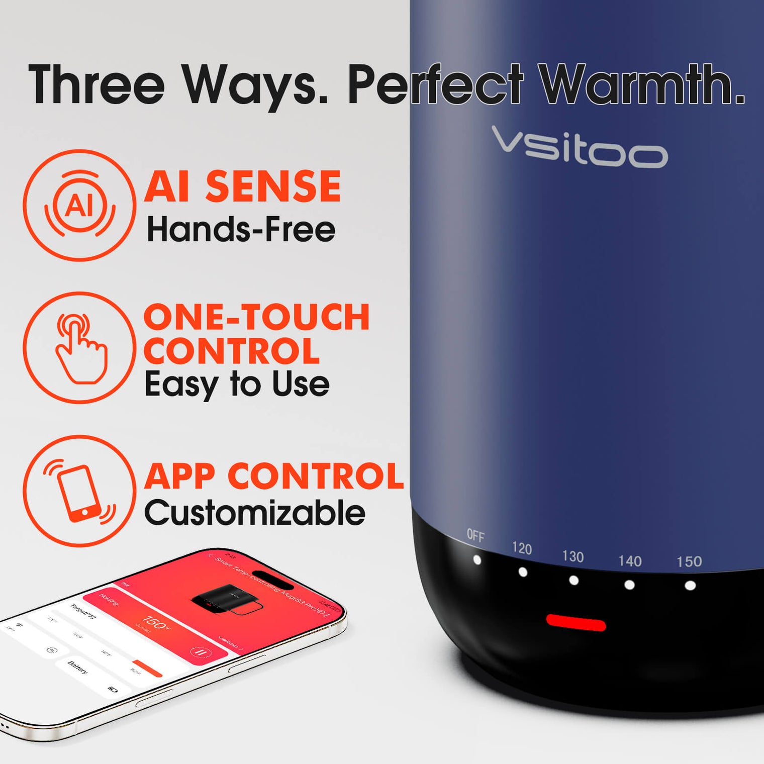 VSITOO AI Self-Heated Coffee Mug-S3 Pro VSITOO