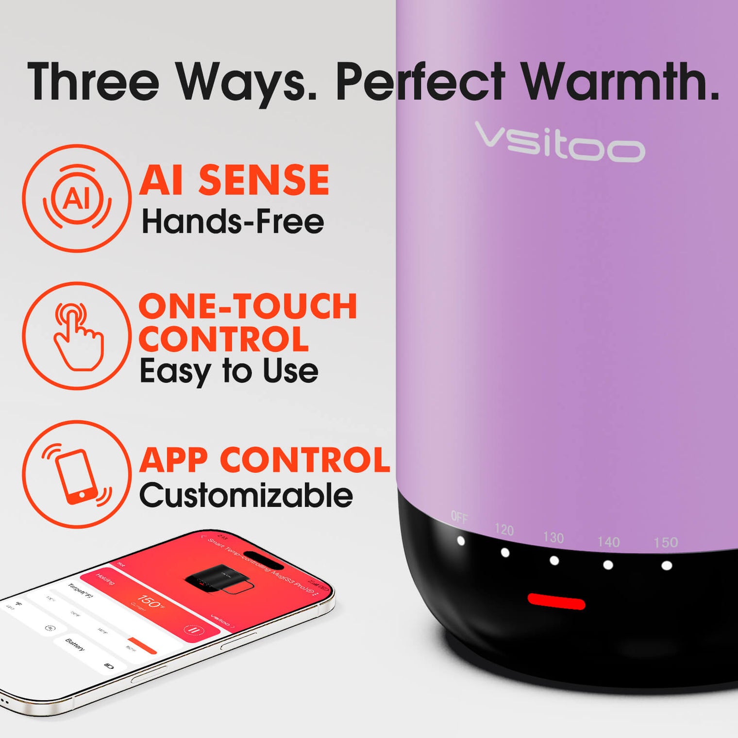 VSITOO AI Self-Heated Coffee Mug-S3 Pro VSITOO