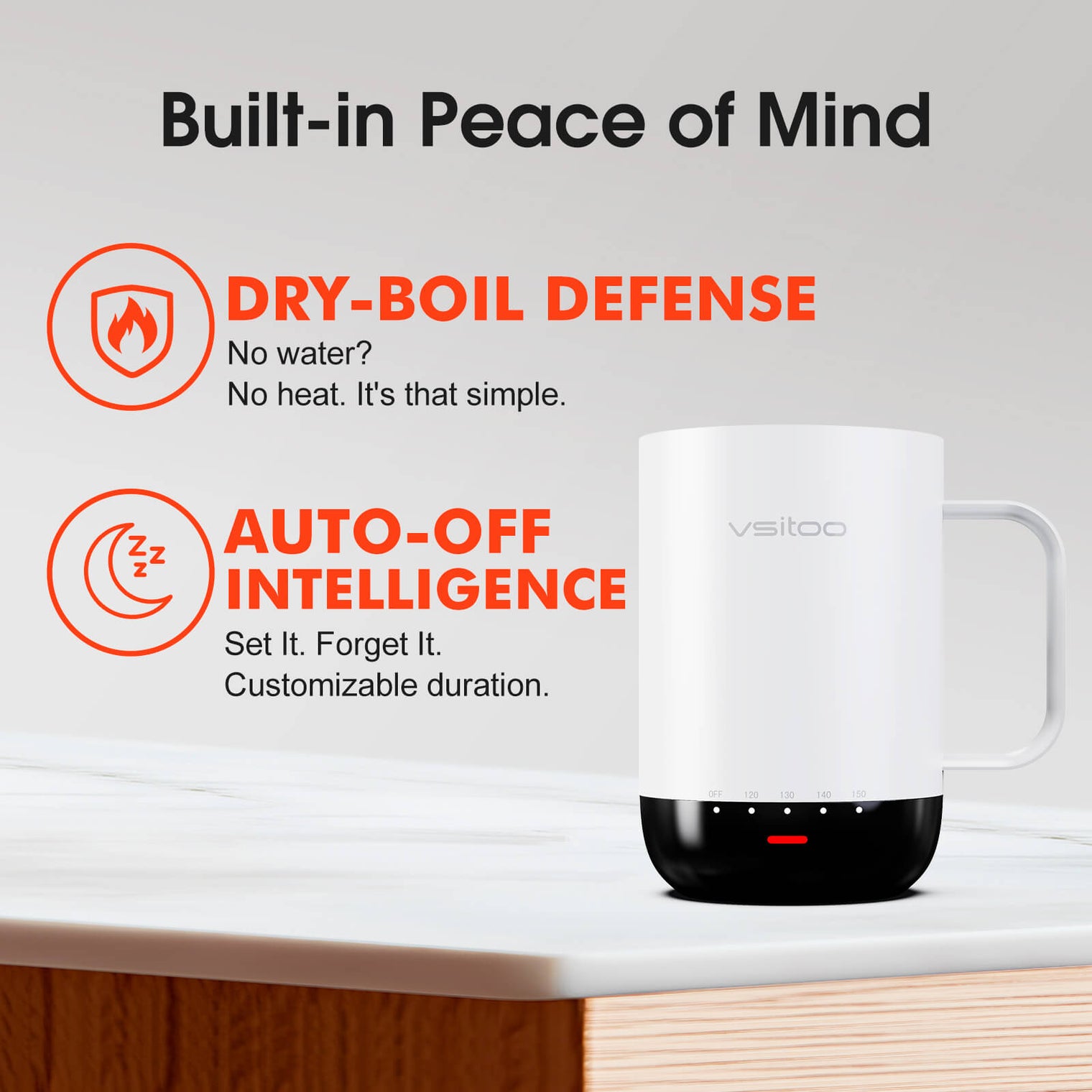 VSITOO AI Self-Heated Coffee Mug-S3 Pro VSITOO