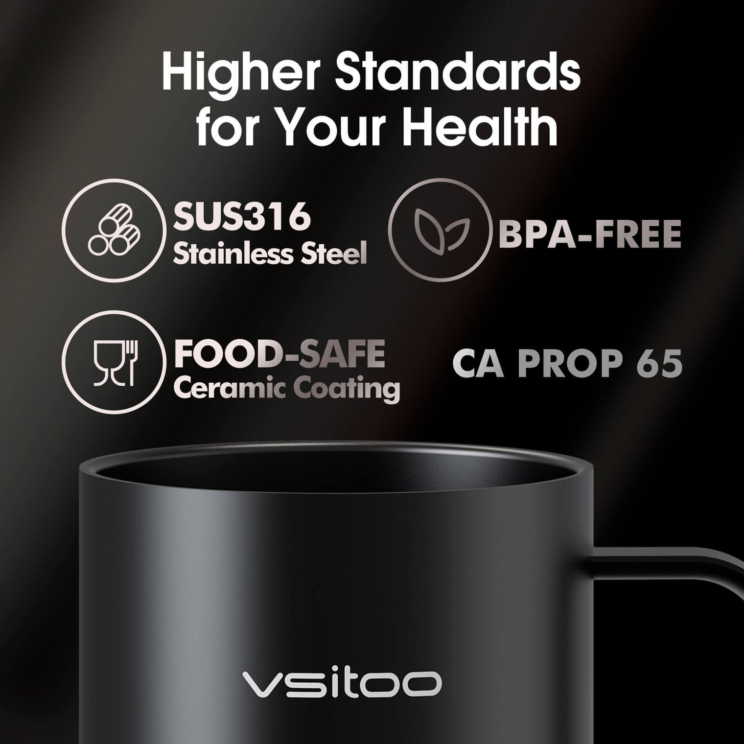 VSITOO AI Self-Heated Coffee Mug-S3 Ultra VSITOO