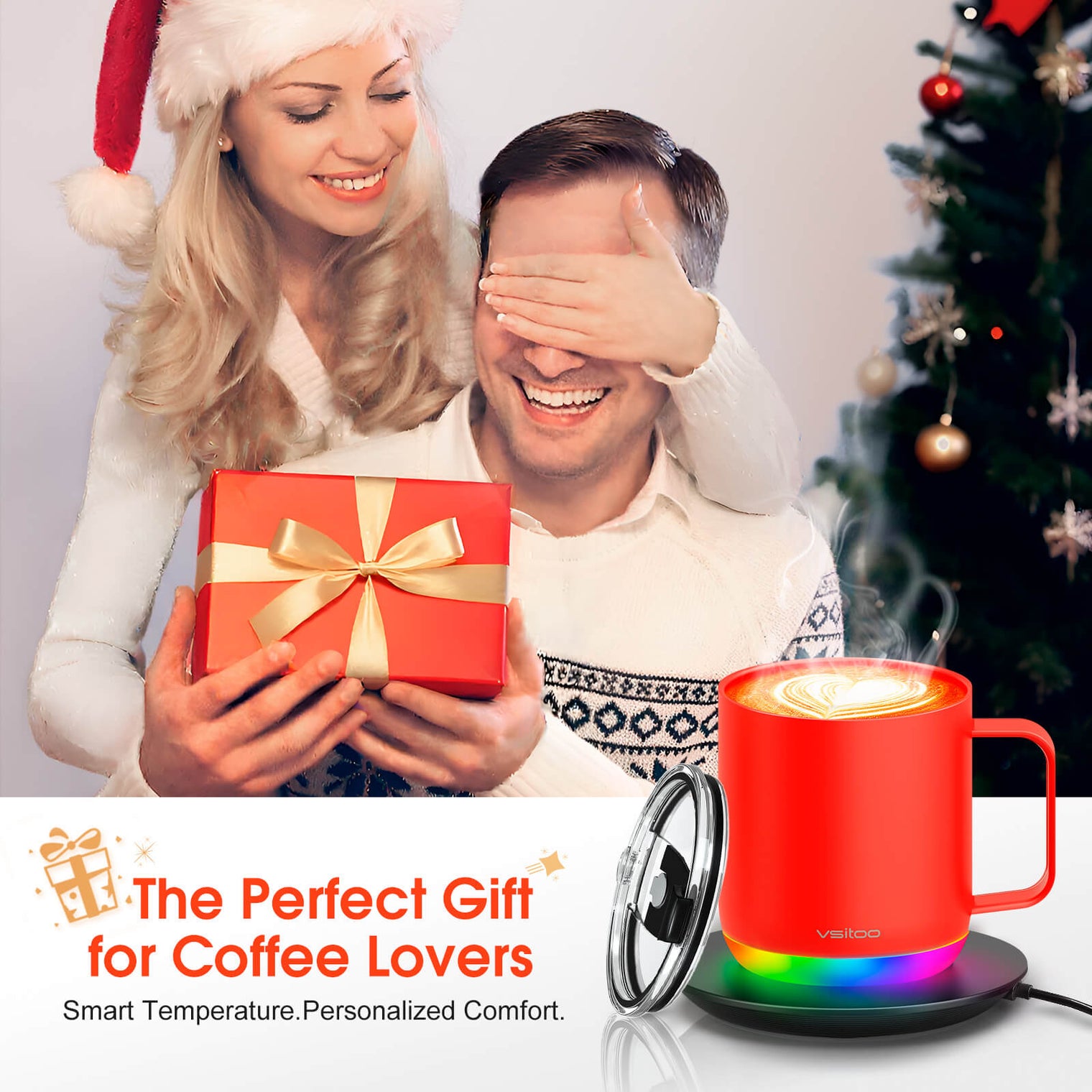 VSITOO AI Self-Heated Coffee Mug-S6 Plus VSITOO