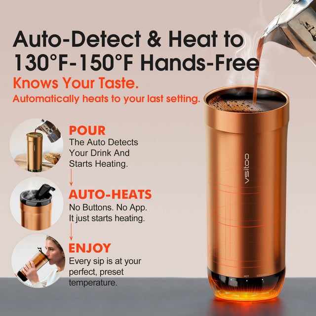 VSITOO AI Self-Heated Coffee  Travel Mug-S5 VSITOO