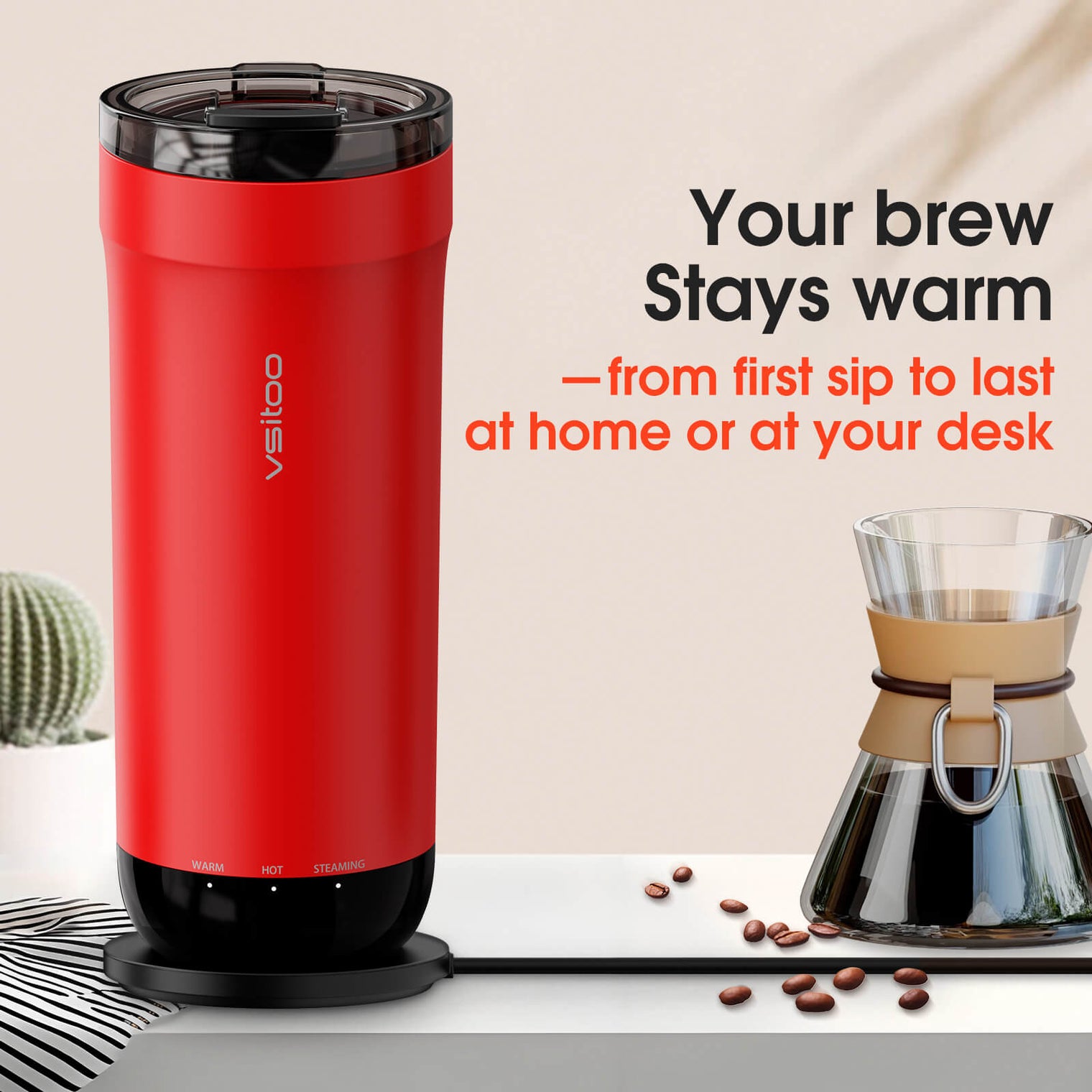 VSITOO AI Self-Heated Coffee  Travel Mug-S5 VSITOO