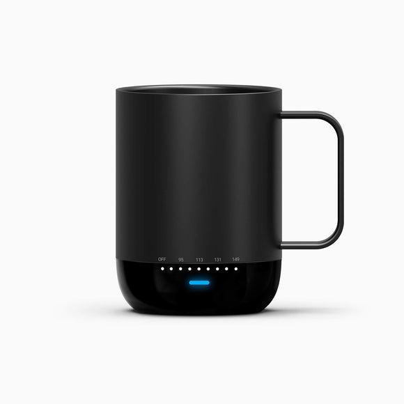 Vsitoo s3 pro smart mug, which is the self warming mug, the mug sizes is 14 oz, with black color.