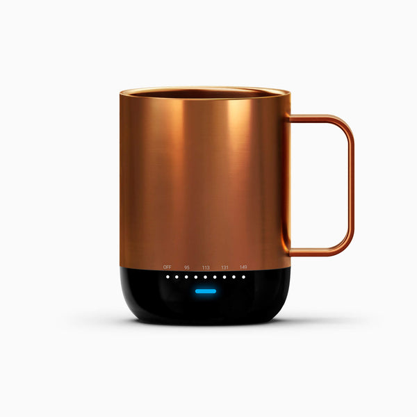 Vsitoo s3 pro smart mug, which is the self warming mug, the mug sizes is 14 oz, with copper color.